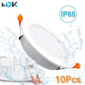 10-Pcs-IP65-LED-Waterproof-Downlight-Recessed-AC220V-7W-9W-12W-15W-DC12V-Kitchen-Bathroom-Toilet