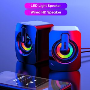 Computer-audio-desktop-home-subwoofer-Bluetooth-small-speaker-wired-USB-powered-multimedia-small-sound