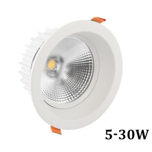 Engineering-Led-Ceiling-Spot-Light-Tube-Lamp-5-30w-Astigmatic-Cob-Light-Embedded-60-Angle-Ac110v