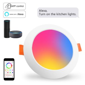 Recessed-LED-Spot-Light-with-Alexa-80W-Equivalent-900lm-RGB-Color-Changing-Smart-Downlight-Ceiling-Spotlight