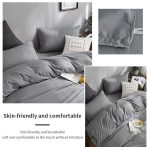 100-Cotton-Bedding-Set-Twin-Size-Duvet-Cover-200x200-Skin-Friendly-Breathable-2-Pillowcase-No-Bed-2