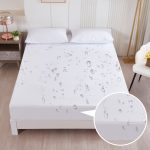 100-Waterproof-Fitted-Sheet-Five-side-Brushed-Fabric-Waterproof-Mattress-Cover-with-Elastic-Band-Anti-slip-1