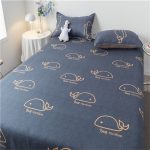 1PCS-Bed-Sheet-Cartoon-Plaid-Mod-Bed-Sheets-Soft-Cotton-For-Queen-King-Bed-Size-Home-1