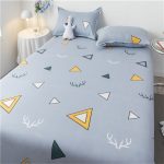 1PCS-Bed-Sheet-Cartoon-Plaid-Mod-Bed-Sheets-Soft-Cotton-For-Queen-King-Bed-Size-Home-5