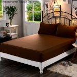 1pc-100-Polyester-Solid-Fitted-Sheet-Mattress-Cover-Four-Corners-With-Elastic-Band-Bsimple-Bedding-Decor-3