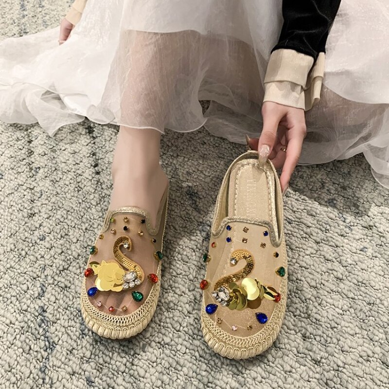 2023-New-Lace-Mesh-Crystal-Butterfly-Loafers-Women-Luxury-Pearl-Moccasins-Ladies-Summer-Walking-Shoes-Fashion