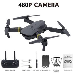 360-Degree-Aerial-Camera-Drone-E58-Small-High-Definition-Wifi-With-4-Axis-Foldable-Real-Time