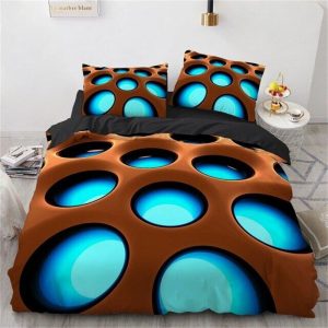 3D-Honeycomb-Duvet-Cover-Abstract-Geometric-Bedding-Set-Microfiber-Comforter-Cover-With-Pillowcases-King-For-Kids