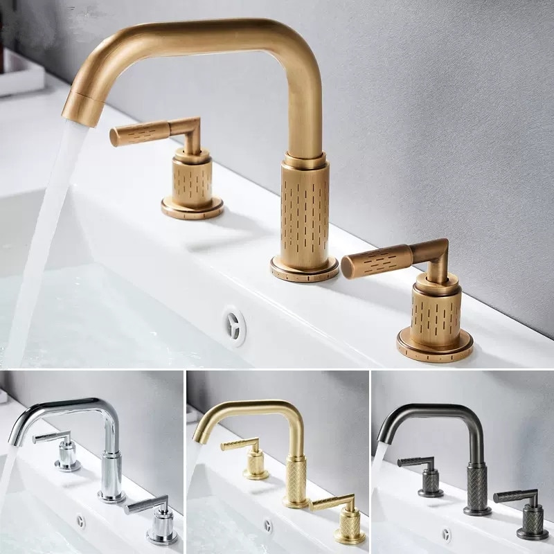 Basin-Faucets-Total-Brass-Antique-Bathroom-Faucet-Brushed-Gold-Sink-Faucets-3-Hole-Hot-And-Cold