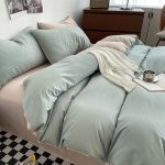 Bedding-Set-Solid-Color-Duvet-Cover-Set-Skin-Friendly-Fabric-Quilt-Cover-Set-Single-Double-King-3