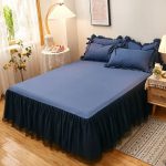 Bedspread-1PCS-Solid-Color-Bed-Sheets-Soft-For-King-Queen-1-5-1-8-2M-Single-2