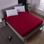 Blue-Fit-Sheet-Mattress-Protector-Bed-Sheet-with-Elastic-Band-Cover-Mattress-Protection-Sanding-Breathable-Fitted-2