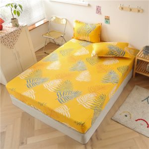 Cartoon-Bed-Sheet-Polyester-Mattress-Bed-Cover-No-Pillowcase-Soft-Comfortable-Sheet-Bedding-Room-Decor-Bed