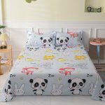 Cartoon-Bed-Sheets-Adults-Students-School-Single-Flat-Sheet-Brushed-Skin-friendly-Four-Seasons-Machine-Washable-5