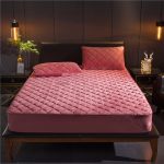 Coral-FleeceThicken-Quilted-Mattress-Cover-Short-Plush-Quilted-Bed-Fitted-Sheet-Queen-Double-Bed-Cover-Not-2