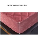 Coral-FleeceThicken-Quilted-Mattress-Cover-Short-Plush-Quilted-Bed-Fitted-Sheet-Queen-Double-Bed-Cover-Not-3