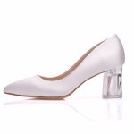 Crystal-Queen-Women-Block-7cm-High-Heels-Lady-Scarpins-White-Satin-Pumps-Female-Wedding-Silk-Transparent-1