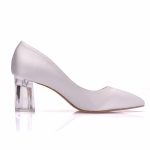 Crystal-Queen-Women-Block-7cm-High-Heels-Lady-Scarpins-White-Satin-Pumps-Female-Wedding-Silk-Transparent-3