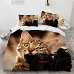 Cute-Cat-Duvet-Cover-Microfiber-3D-Animal-Bedding-Set-Pet-Kitten-Comforter-Cover-Twin-Full-King-1