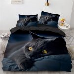 Cute-Cat-Duvet-Cover-Microfiber-3D-Animal-Bedding-Set-Pet-Kitten-Comforter-Cover-Twin-Full-King