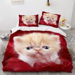 Cute-Cat-Duvet-Cover-Microfiber-3D-Animal-Bedding-Set-Pet-Kitten-Comforter-Cover-Twin-Full-King-3