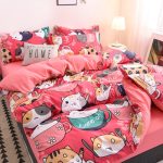 Cute-cartoon-Duvet-Cover-Bed-Euro-Bedding-Set-for-Double-Home-Textile-Luxury-Pillowcases-Bedroom-5