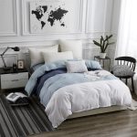 Duvet-Cover-White-Plaid-Bed-Cover-for-Kids-Adults-Single-Double-Bed-Bedroom-Use-No-Pillowcase-5