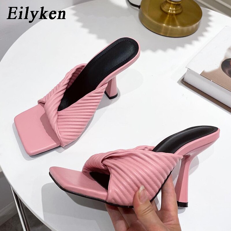 Eilyken-Pleated-Orange-Women-Slipper-Fashion-Summer-Ladies-Elegant-Thin-High-Heel-Square-Toe-Slides-Sandals