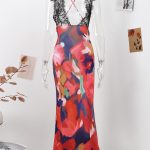 Elegant-Tie-Dye-Floral-Chiffon-Dress-For-Women-2023-Summer-Sexy-Bandage-Backless-Lace-Long-Dresses-5