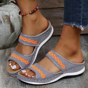 Fashion-2023-New-Shoes-Summer-Women-s-Sandals-Basic-Retro-Slip-On-Slipper-Solid-Color-Sandals