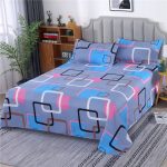 Flat-Sheet-Bedding-Adults-Bed-Cover-Plaid-Comfortable-Anti-Mites-Students-Dormitory-Single-Bedspread-Household-New-4