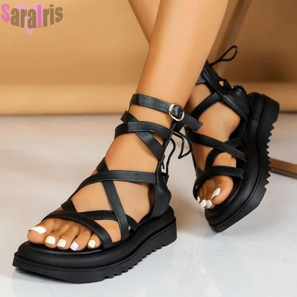 Roman-Women-Sandals-Flat-Platform-Cross-Strappy-Wedges-Heel-Summer-Gothic-Punk-Shoes-For-Woman-Casual