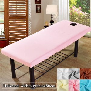 Universal-Soft-Elastic-Fitted-Bed-Cover-Beauty-Salon-Massage-Body-SPA-Treatment-Bedsheet-With-Hole-Sabanas