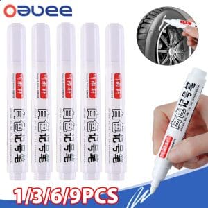 1-3-5-8pcs-Graffiti-Marker-Pen-White-Oily-Waterproof-Paint-Metallic-Permanent-Gel-Pen-Writing