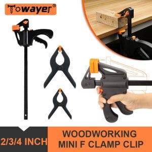 4Inch-Mechanical-Workshop-Table-F-Clamp-Fixed-Kit-Quick-Ratchet-Release-Speed-Squeeze-Hard-Wood-Working