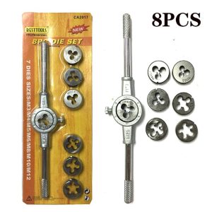 8-12PCS-High-Speed-Steel-Tap-And-Module-Metric-Wrench-Cutting-M3-M12-Mold-Set-Thread