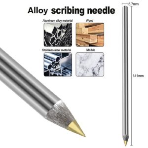 Alloy-Scribe-Pen-Carbide-Scriber-Pen-Metal-Wood-Glass-Tile-Cutting-Marker-Pencil-Metalworking-Woodworking-Hand