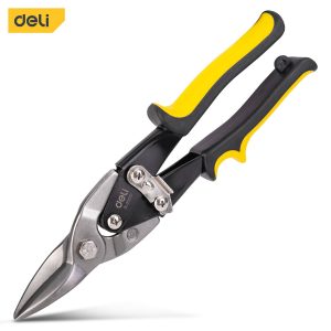 Deli-Multifunctional-Metal-Sheet-Cutting-Scissor-Aviation-Snip-Straight-Cutter-Scissor-Industrial-Professional-Hand-Tool