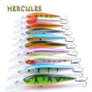 Hercules-10PCS-Minnow-Fishing-Lure-11cm-10-5g-Aritificial-Wobblers-Hard-Plastic-Baits-Diving-2-5