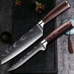 High-quality-Stainless-Steel-Damascus-Drawing-Gyuto-Cleaver-1-10Pcs-Set-Professional-Santoku-Bread-Knife-Slicing-3