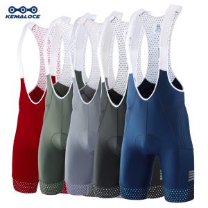 KEMALOCE-Men-Cycling-Bib-Shorts-Blank-Blue-Black-5D-Gel-Pad-Mountain-Bike-Shorts-High-End