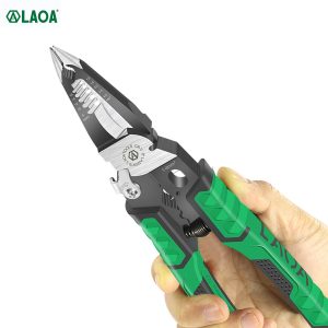 LAOA-Electrician-Pliers-Needle-Nose-Pliers-9-in-1-for-Clamping-Screwing-Wire-Stripping-Cable-Cutting