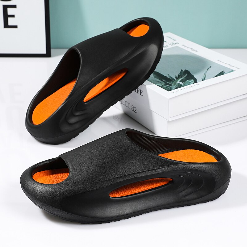 New-Summer-Sneaker-Slippers-For-Women-Men-Thick-Bottom-Platform-Slides-Soft-EVA-Hollow-Unisex-Sports