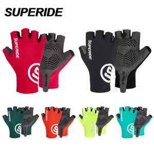 SUPERIDE-Half-Finger-Moisture-Wicking-Cycling-Gloves-Gel-Pad-Shockproof-Road-Bike-Gloves-Men-Women-Sports