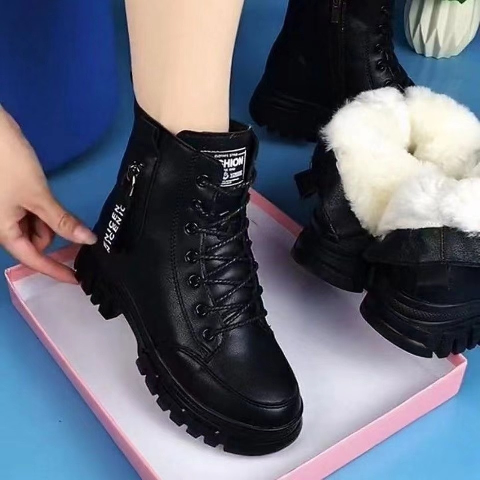 Shoes-2023-Fashion-Winter-Warm-Women-Black-Casual-Shoes-Plus-Velvet-All-Match-Sneakers-Thick-Soled