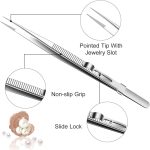 Stainless-Steel-Tweezers-Adjustable-Slide-lock-Antistatic-Tweezers-Jewelry-Making-Tool-For-Electronic-Component-Repair-Tools-2